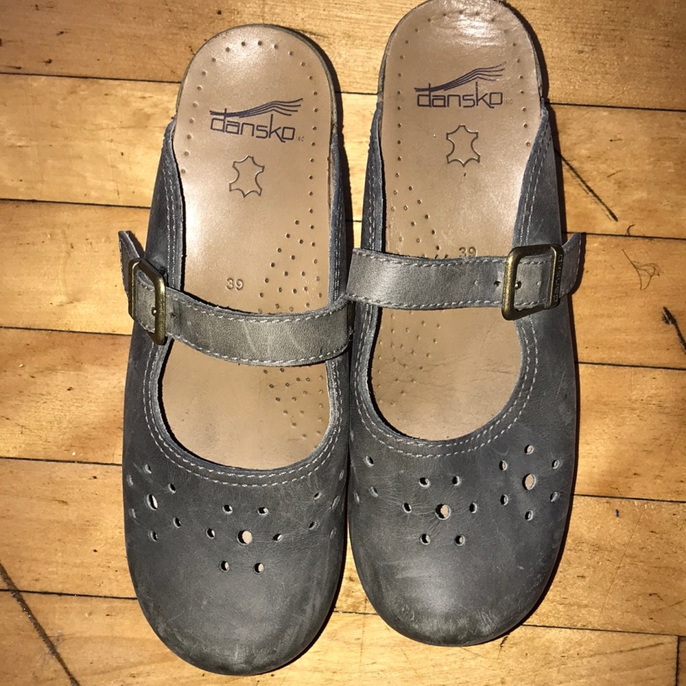 Dansko slide on maryjane clog with cutouts - Picture 3 of 4